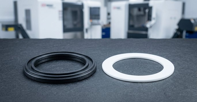 PTFE seals and gaskets for corrosive process lines