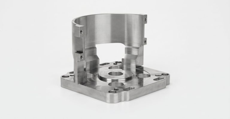 Precision machined metal housing for robotic applications