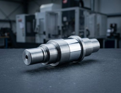 Stepped shaft with ground bearing journal and snap-ring groove