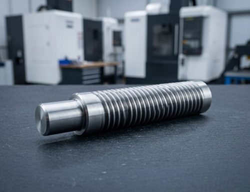 Threaded lead screw shaft with Acme thread profile