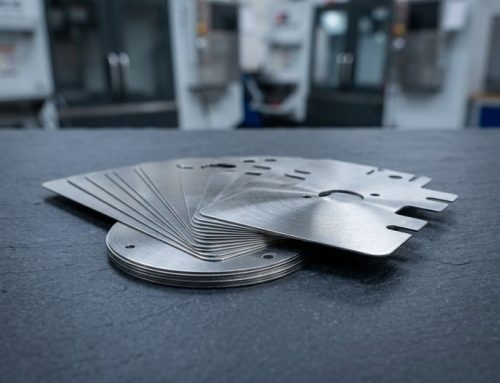 Ground precision shims and profiled shim plate on worktable
