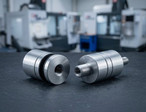 Custom male-female threaded standoffs on worktable
