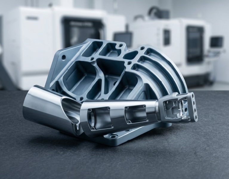Polished stainless steel 420 part showing material properties