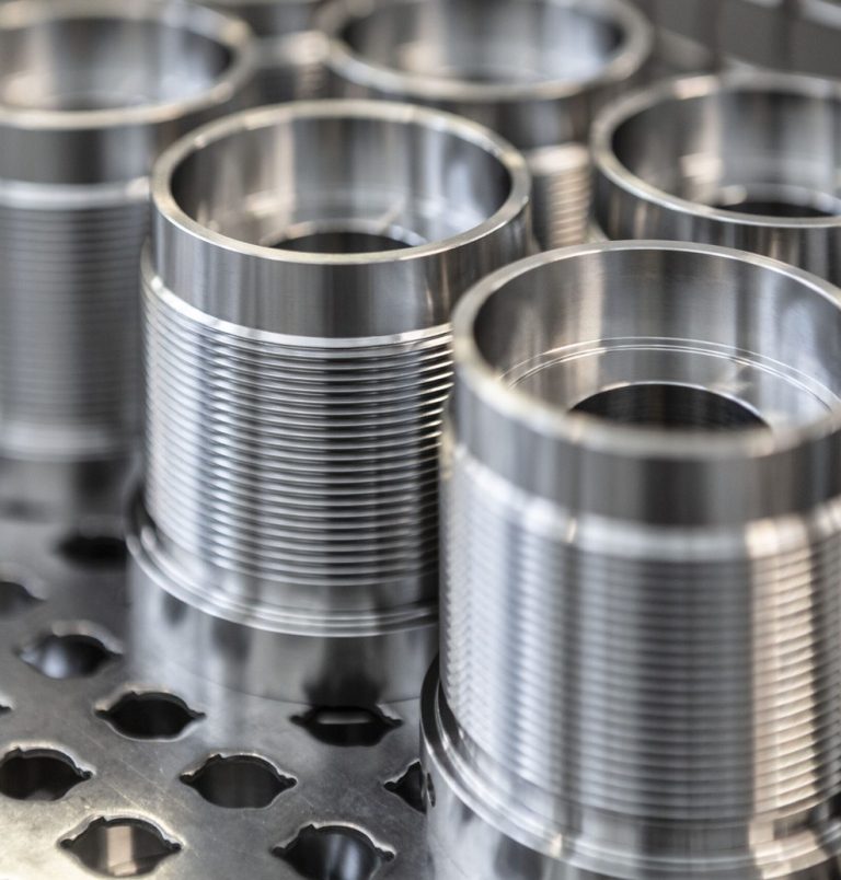 CNC machined stainless steel threaded sleeves