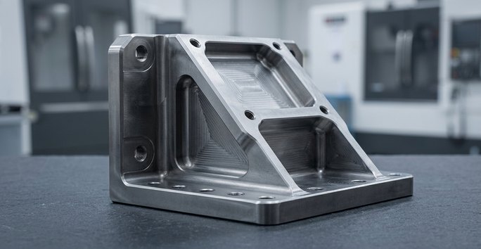 A286 stainless steel aerospace structural bracket machined part