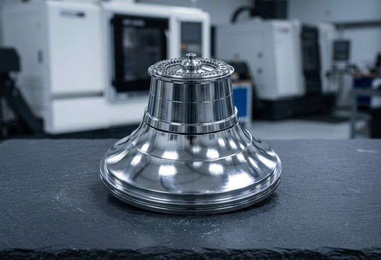Chrome plating finish on CNC turned steel cylindrical part