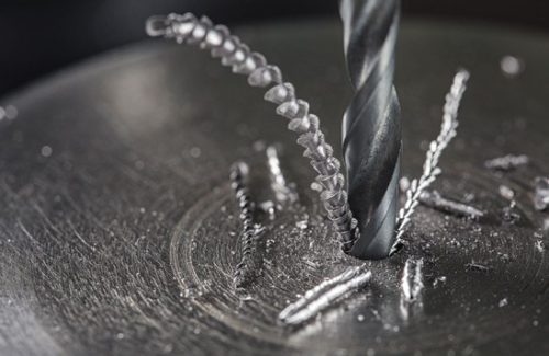 Cnc end mill cutting tool steel with curled chips