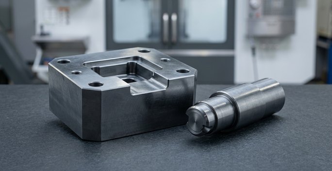 Tungsten carbide stamping die and punch tooling