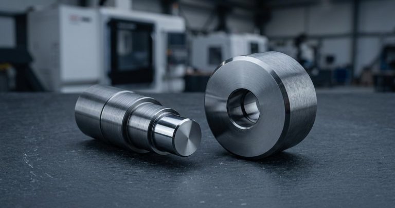 Finished tungsten carbide punch and die set