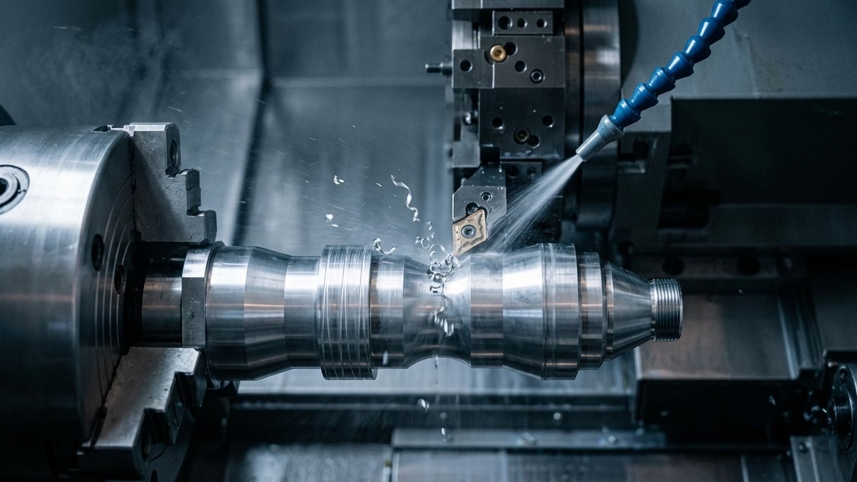 CNC turned shaft diameter illustrating types of fits in engineering
