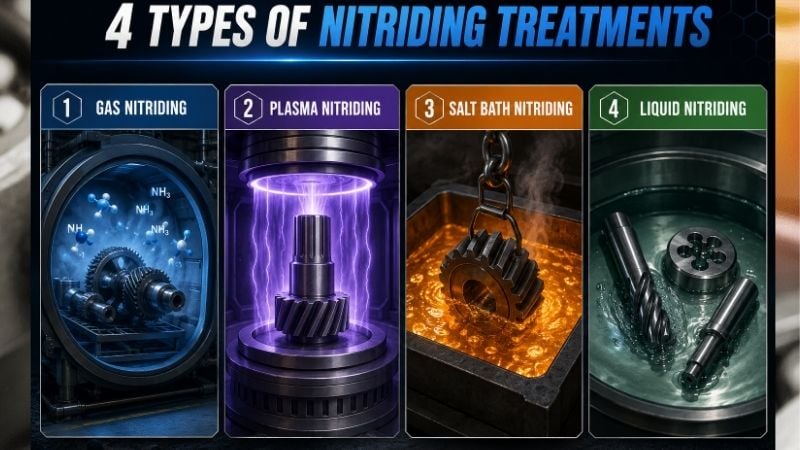 4 Types of Nitriding Treatments