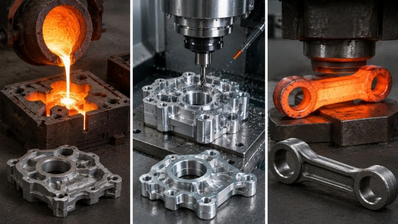 Casting vs Other Machining Processes
