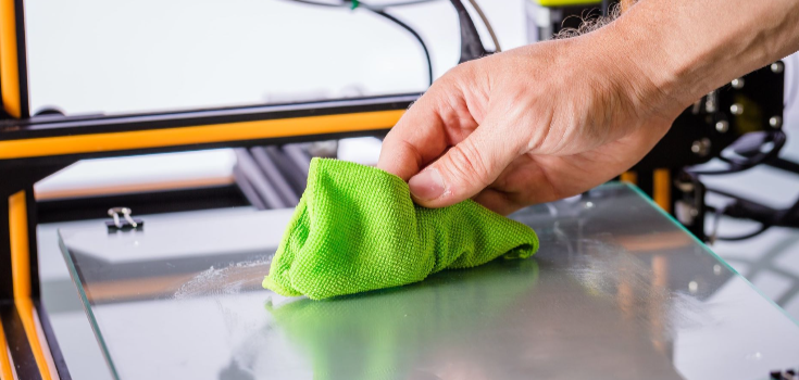 Clean the Print Bed
