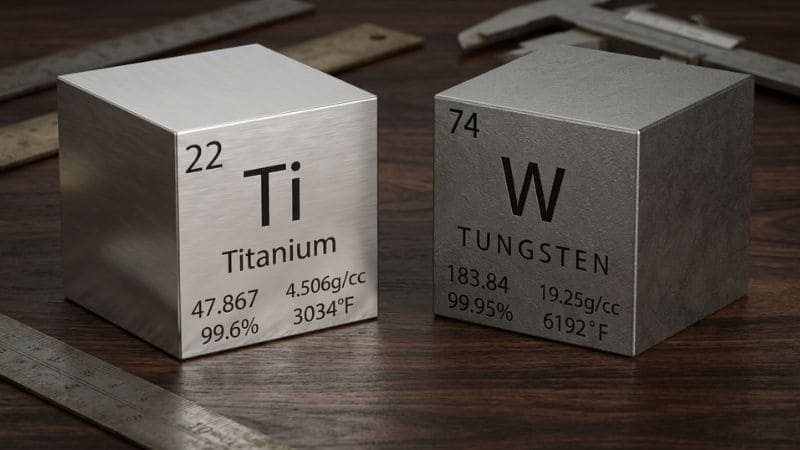 Comparison of Tungsten and Titanium