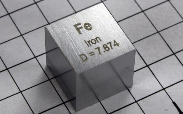 Density of Iron -7.87