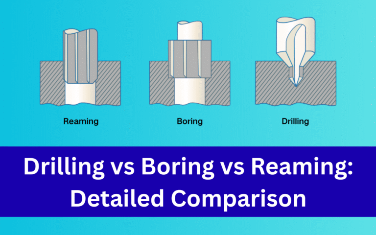 Drilling vs Boring vs Reaming - Detailed Comparison