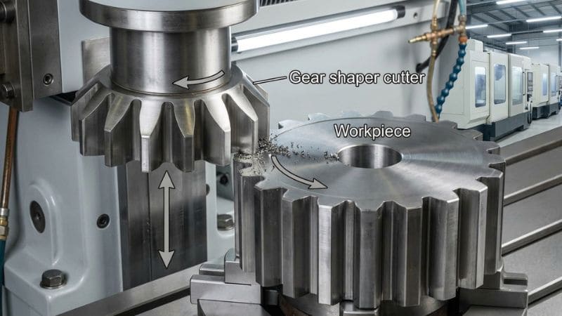 Steps for the Gear Shaping Process