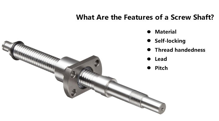 What Are the Features of a Screw Shaft