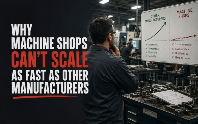 Why Machine Shops Can't Scale as Fast as Other Manufacturers