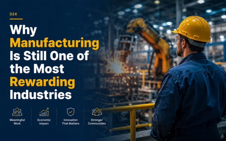 Why Manufacturing Is Still One of the Most Rewarding Industries