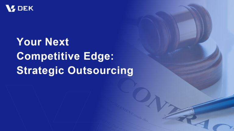 Your Next Competitive Edge Strategic Outsourcing