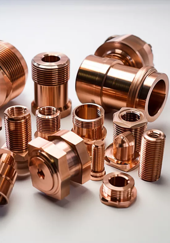 copper cnc part