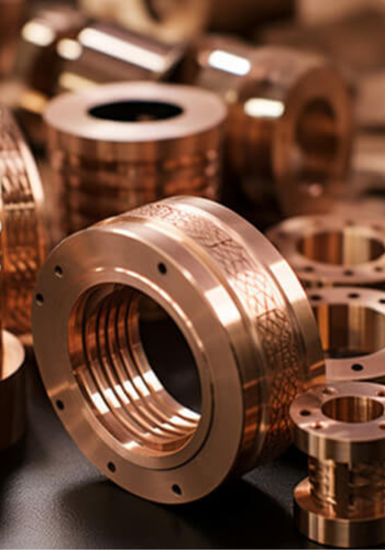 copper cnc parts